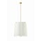 Z-Lite Weston Pendant, 6-Light, 24 In.W x 24 In.H, Modern Gold/Cream 3502P24-MGLD - alternate 6